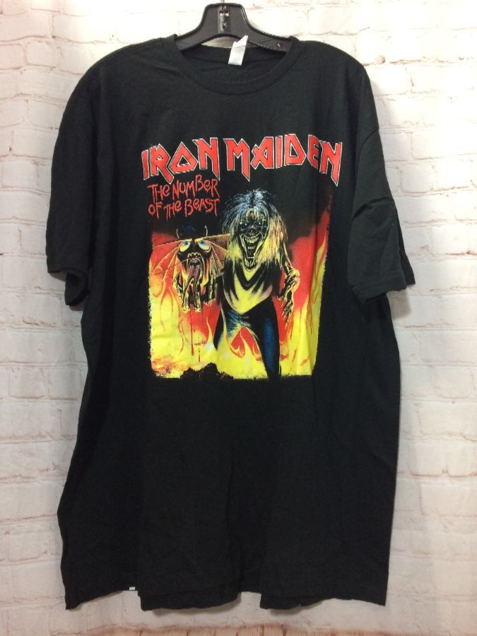 T-shirt W/ Iron Maiden The Number Of The Beast Graphic | Boardwalk 