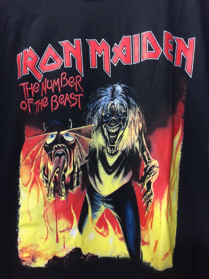 T-shirt W/ Iron Maiden The Number Of The Beast Graphic | Boardwalk 