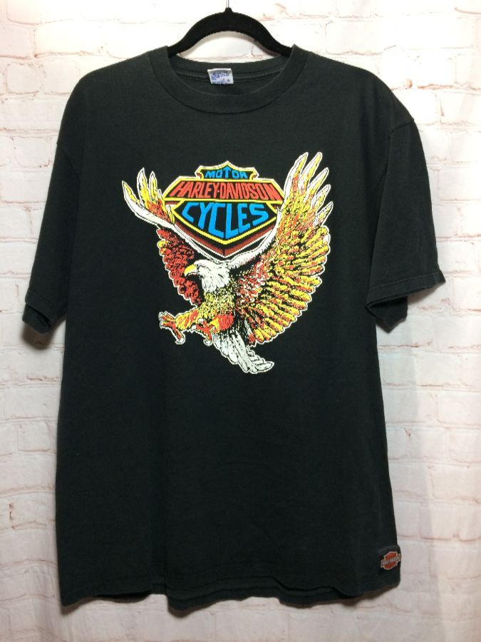 1980’s Vintage Robison Harley Davidson T-shirt W/ Eagle & Daytona Beach ...