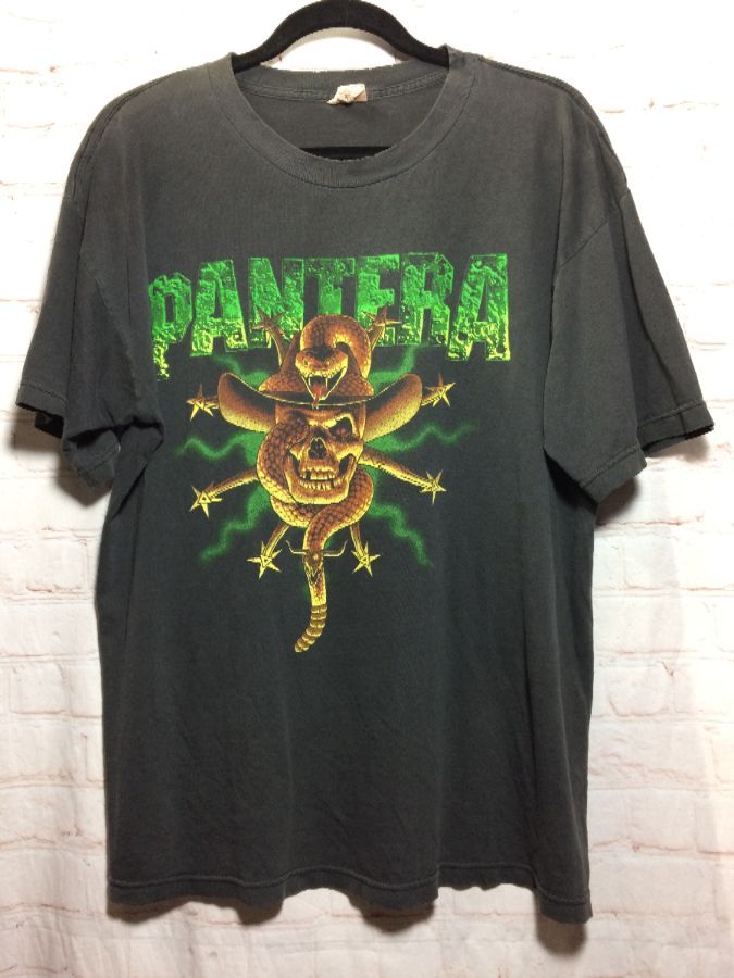 1990s Paper Thin Tshirt Pantera Snake Skull Graphic The Great Southern ...