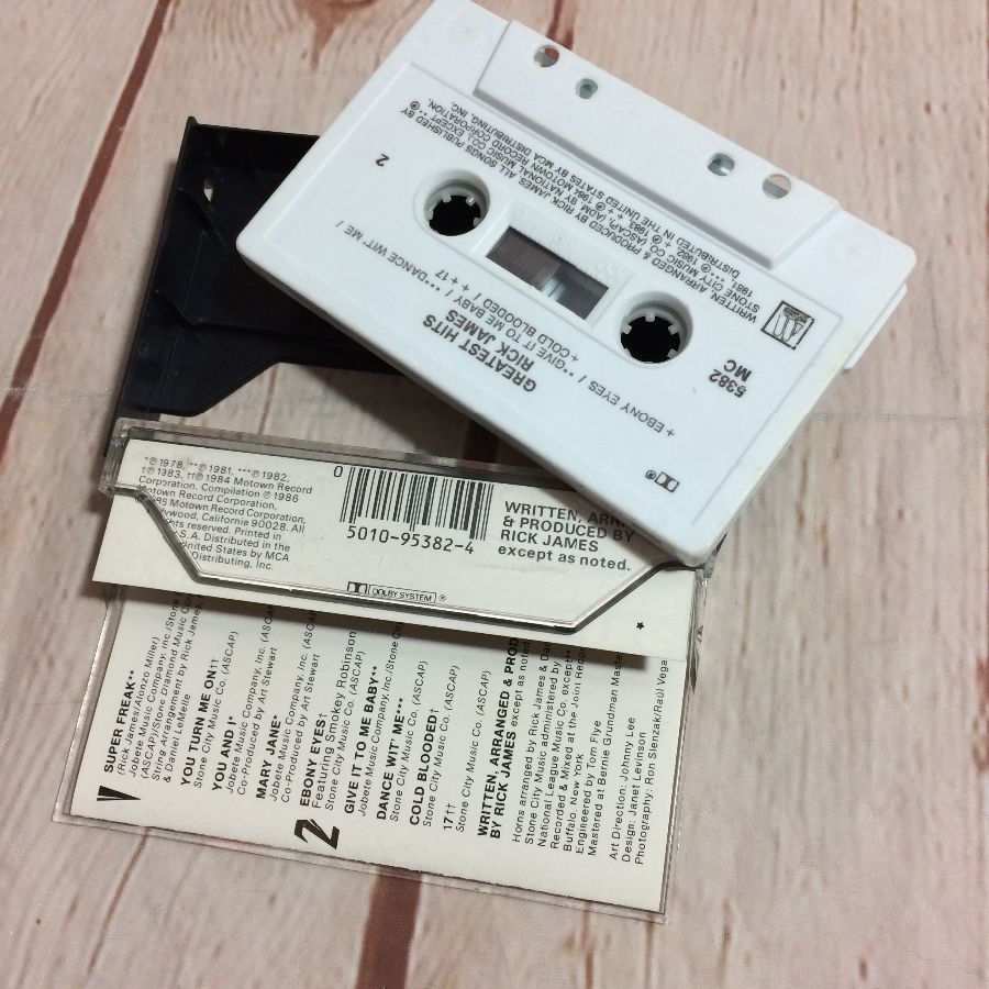 Cassette Tape – Rick James – Greatest Hits | Boardwalk Vintage