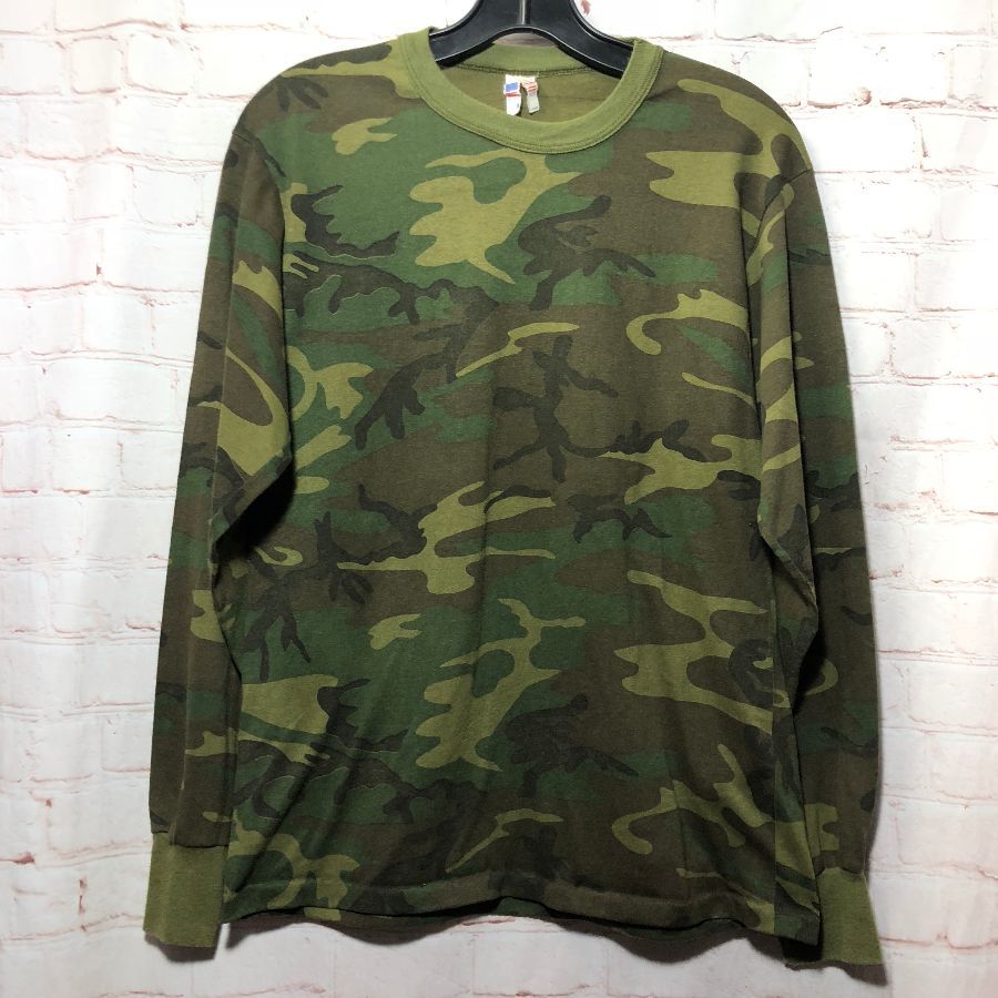 Traditional Army Camouflage T-shirt Made In Usa | Boardwalk Vintage