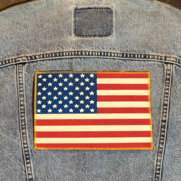 product details: AMERICAN FLAG BACK PATCH - LARGE photo