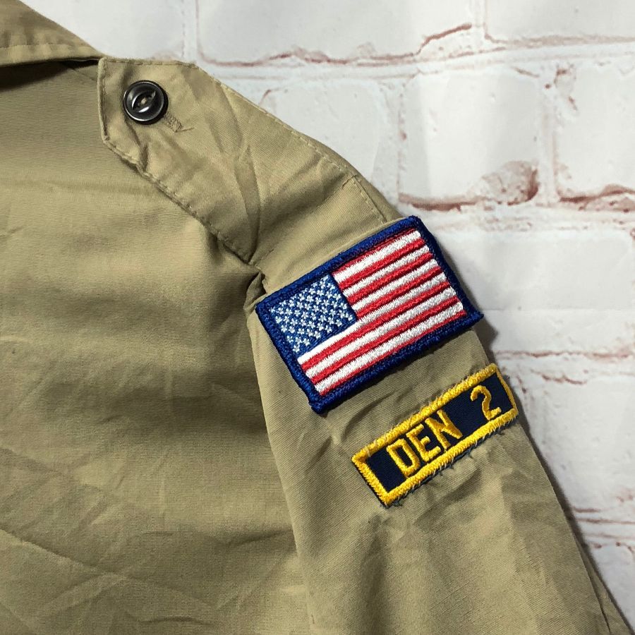 Vintage Official Boy Scouts Shirt W/ Multiple Patches | Boardwalk Vintage