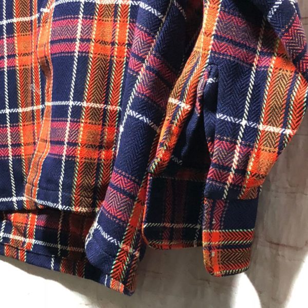 Retro 1970 S Plaid Flannel Shirt Super Soft And Tattered Boardwalk Vintage