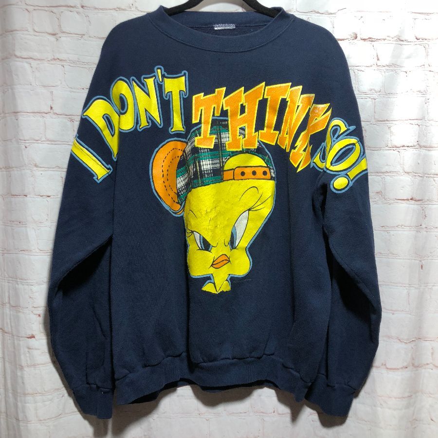 1996 Gangster Tweety Bird – Boardwalk Sweatshirt I Pullover Vintage Dont | Crew-neck Think So