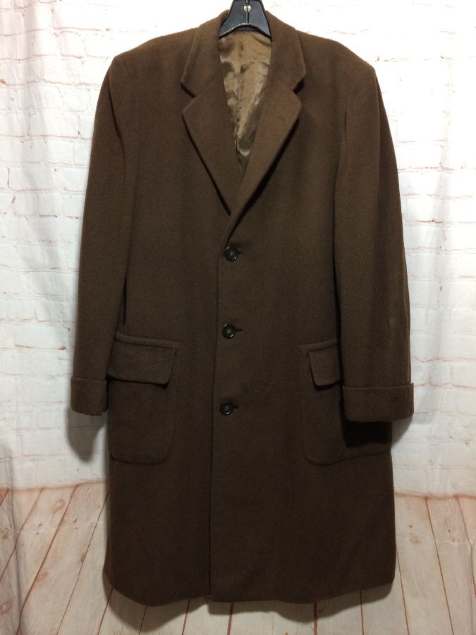 Vintage Cashmere Trench/overcoat Mid Length | Boardwalk Vintage