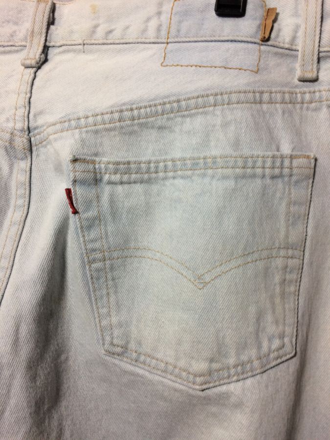 Levis 501 Red Tab Denim Jeans W/ Light Acid Wash & Longer Cut ...