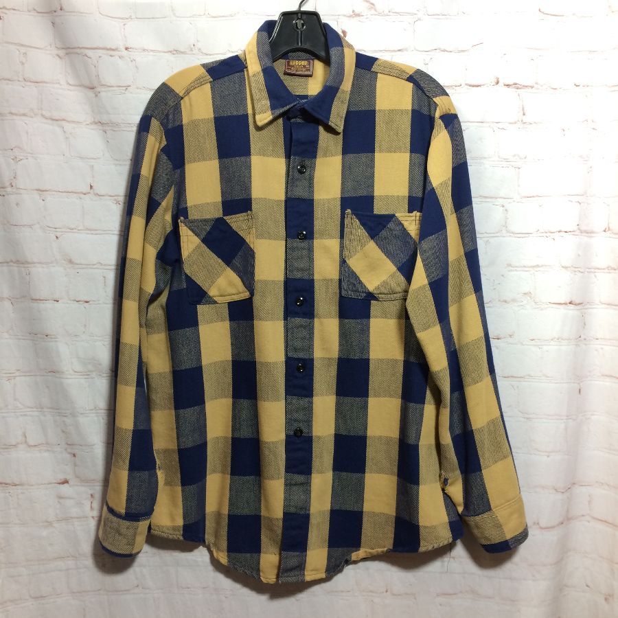 Super Cool Plaid Design Cotton Flannel Shirt | Boardwalk Vintage