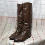 1980’S LEATHER LACE-UP KNEE-HIGH ENGLISH RIDING BOOTS