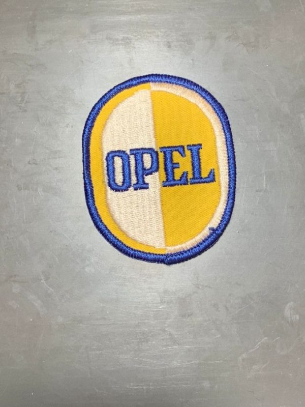 product details: VINTAGE OPEL AUTOMOTIVE EMBROIDERED PATCH photo