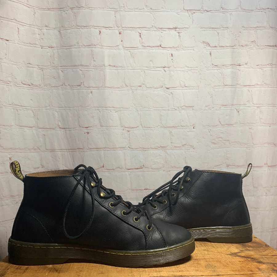 Doc Marten Dante High Top Leather Sneaker Boots W/ Clear Sole ...