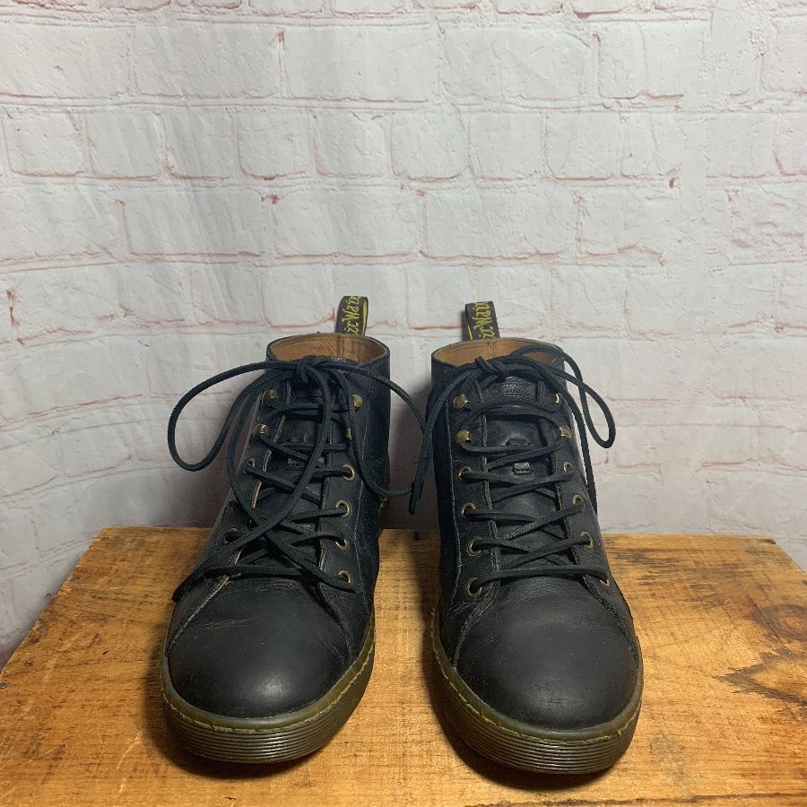 Doc Marten Dante High Top Leather Sneaker Boots W/ Clear Sole ...