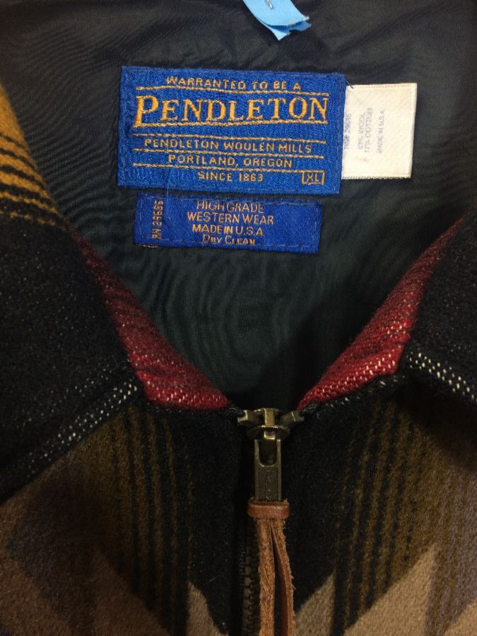 Pendleton Wool Navajo Bomber Jacket As-is | Boardwalk Vintage