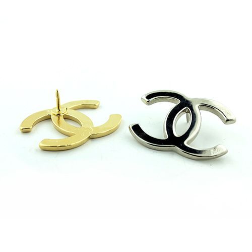 Oversized Chanel Pin High Polished Brass