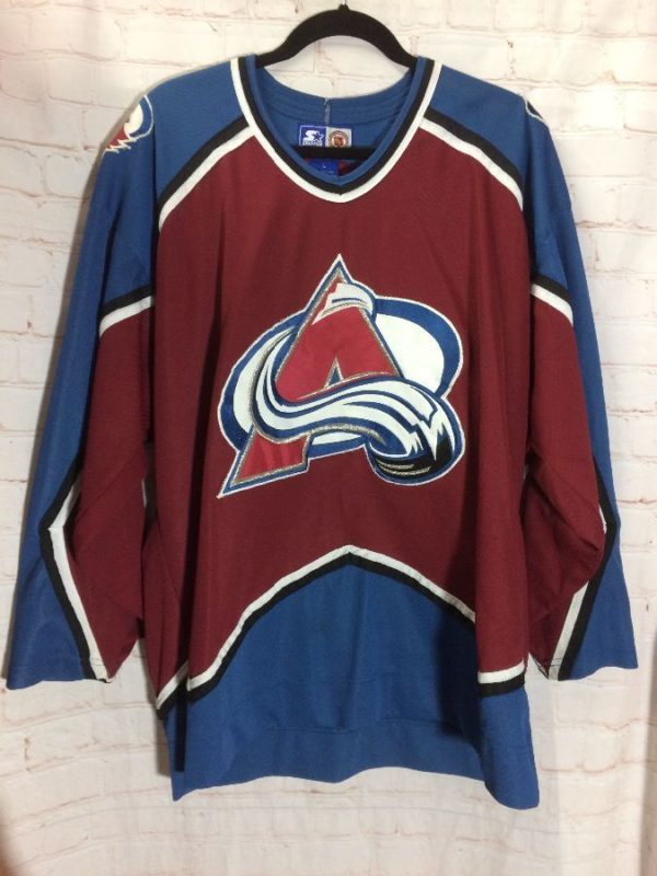 Starter Colorado Avalanche Nhl Sports Jersey Boardwalk Vintage