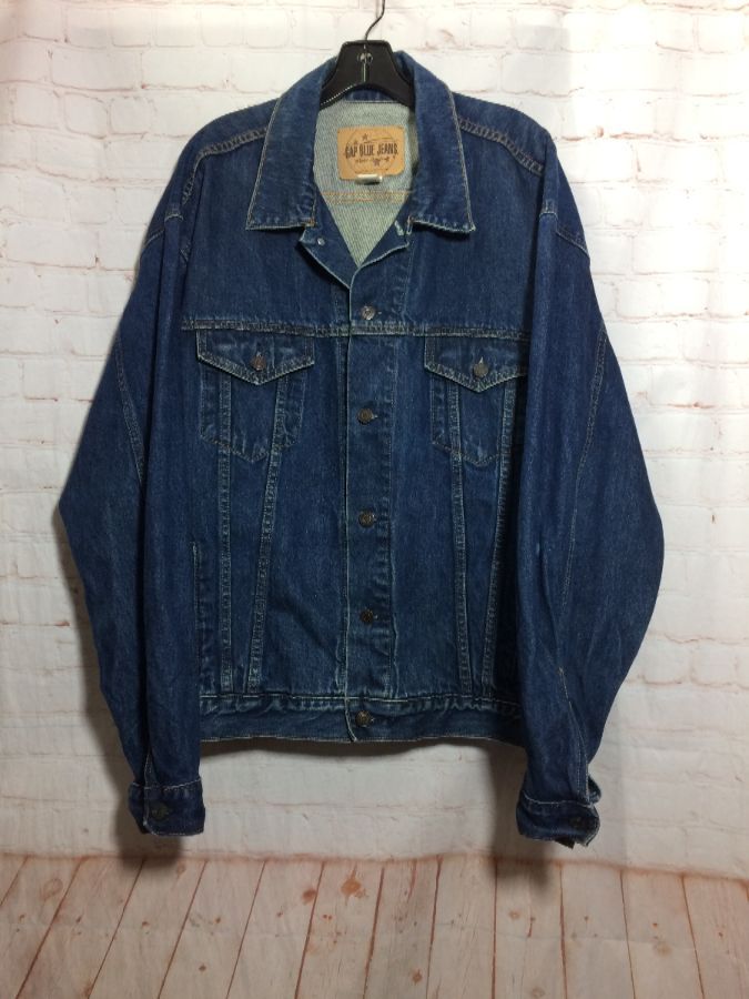 1990’s Dark Wash Denim Gap Jacket | Boardwalk Vintage