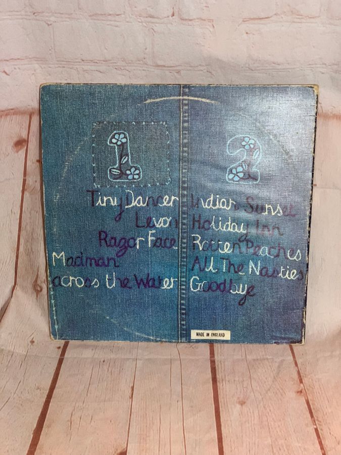 *AS-IS* MADE IN ENGLAND - ELTON JOHN – MADMAN ACROSS THE WATER VINYL LP