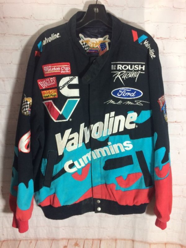 Mark Martin #6 Valvoline Nascar Racing Jacket By Jeff Hamilton ...