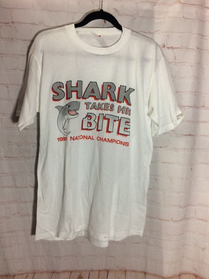 Ncaa Unlv Sharks 1990 National Champs Bootleg T-shirt | Boardwalk Vintage