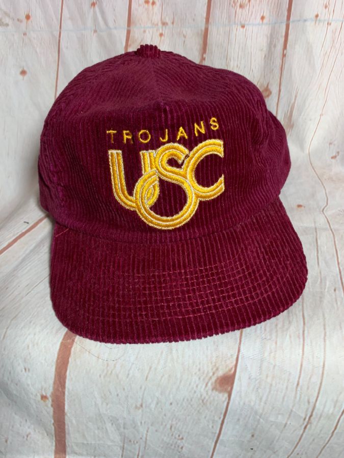Vintage Corduroy Hat Usc Trojans | Boardwalk Vintage