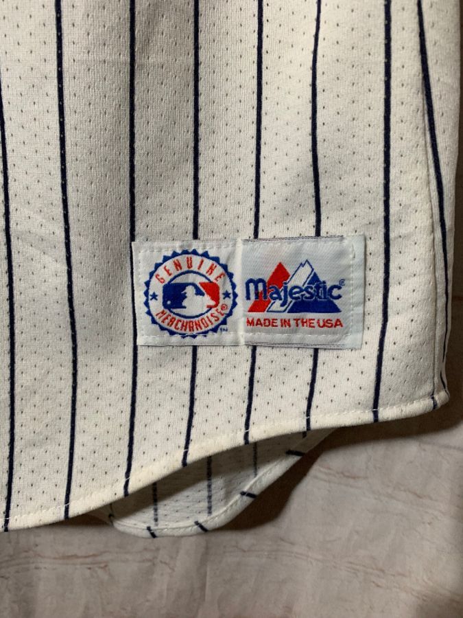 Mlb St. Louis Cardinals Pinstripe Baseball Jersey W/ Appliqued Stitched  Logo