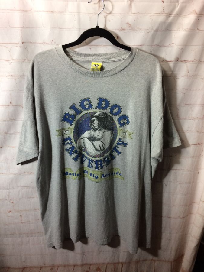 1980s Big Dog University Mba Master Of Big Attitude T-shirt | Boardwalk ...