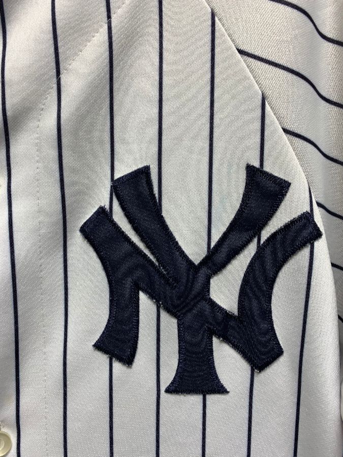 New York Yankees Pinstriped Jersey Mlb #22 Clemans | Boardwalk Vintage