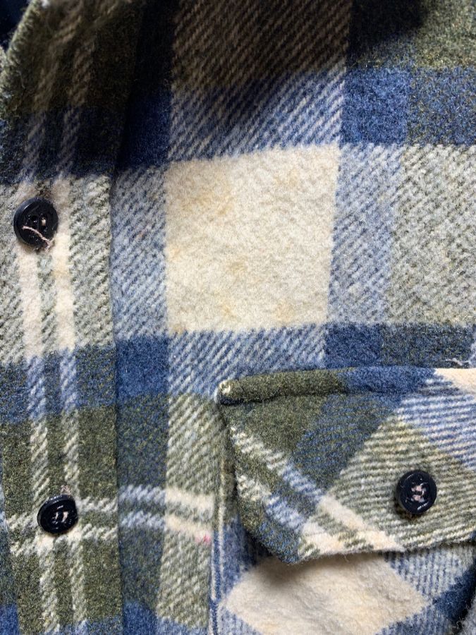 Retro Classic Heavy Wool Plaid Flannel Shirt | Boardwalk Vintage