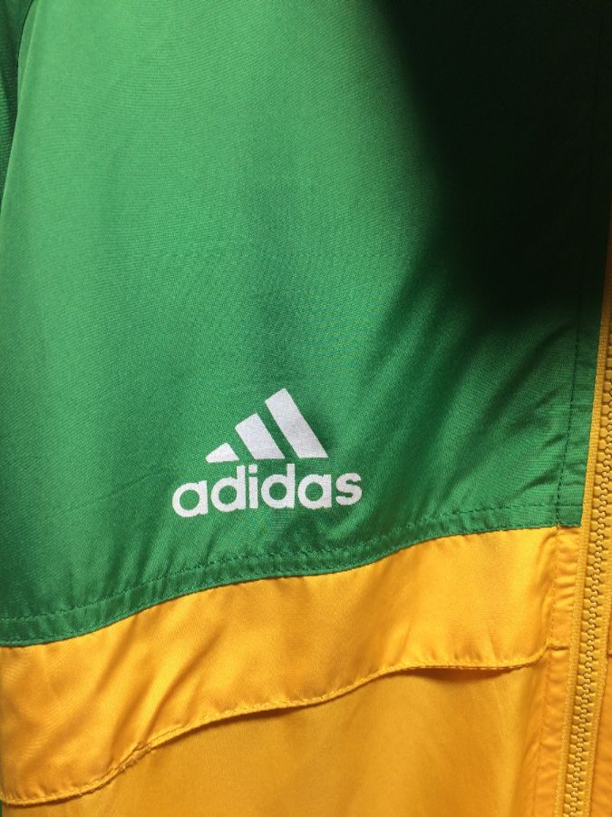 Adidas Windbreaker Ethopia Flag Color Block Soccer Jacket | Boardwalk ...