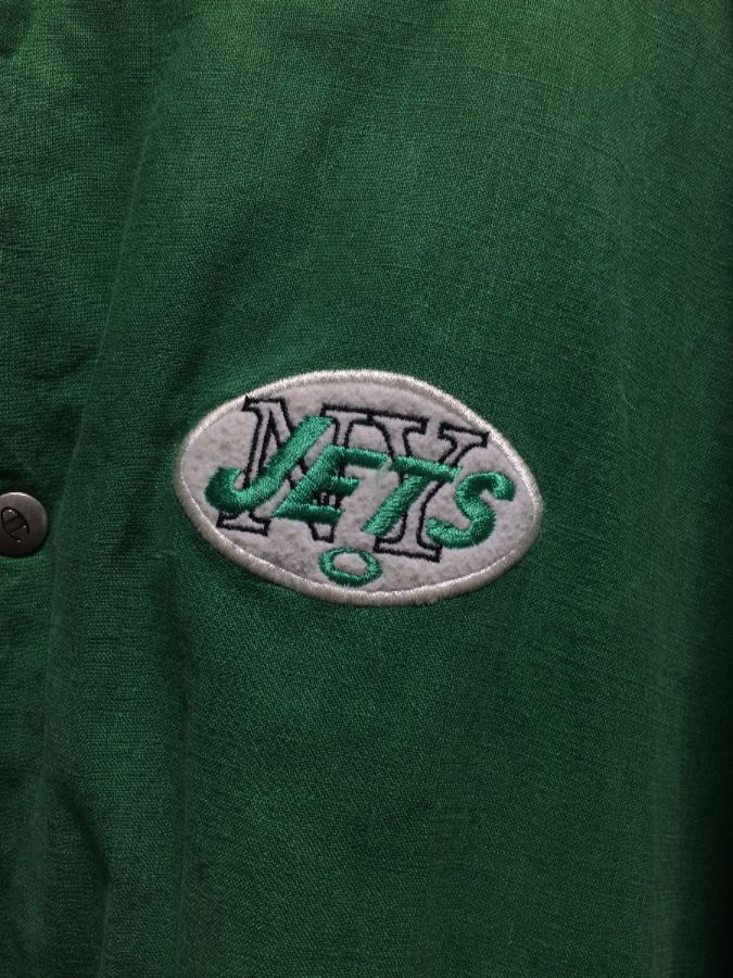 Vintage New York Jets Cotton & Linen Varsity Style Jacket | Boardwalk ...