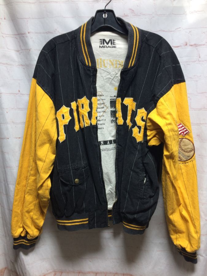 1991 Reversible Pittsburgh Pirates Cooperstown Collection Jacket