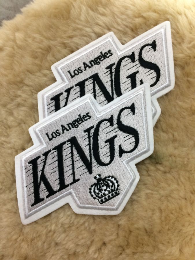 Los Angeles Kings Game Used Practice Jersey Black McDonalds Patch