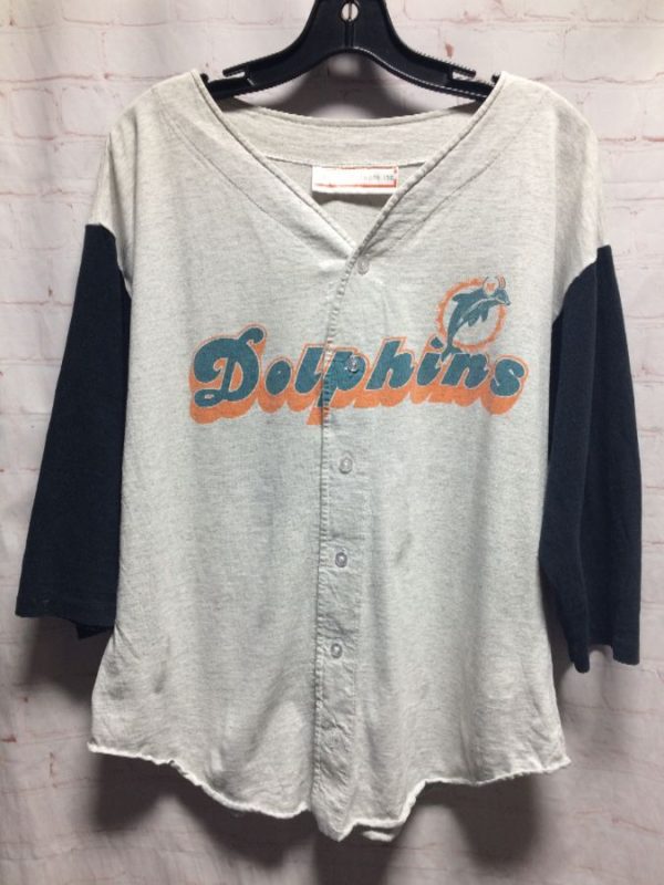 miami dolphins raglan shirt