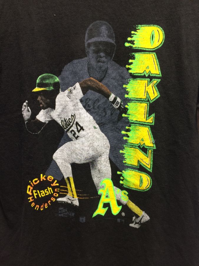 Oakland Athletics Rickey Henderson 24 T-Shirt 