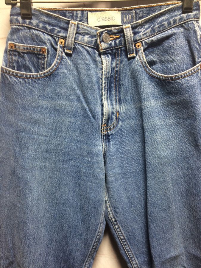 Classic High Waisted Gap Denim Jeans Soft Tapered Leg | Boardwalk Vintage