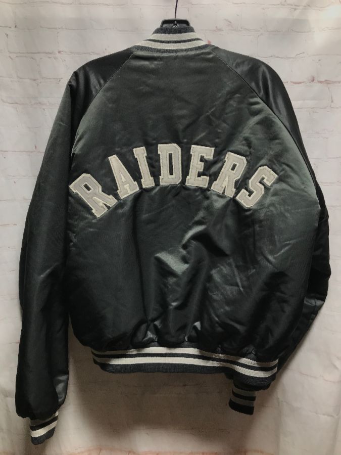 Satin Oakland Raiders Bomber Jacket | Boardwalk Vintage