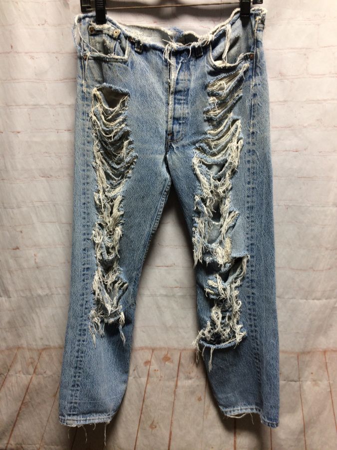 distressed levis jeans