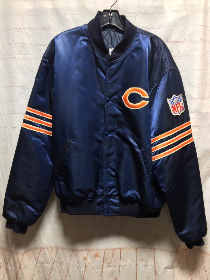 Chicago Bears Nfl Starter Jacket W/ Embroidered Logo | Boardwalk Vintage