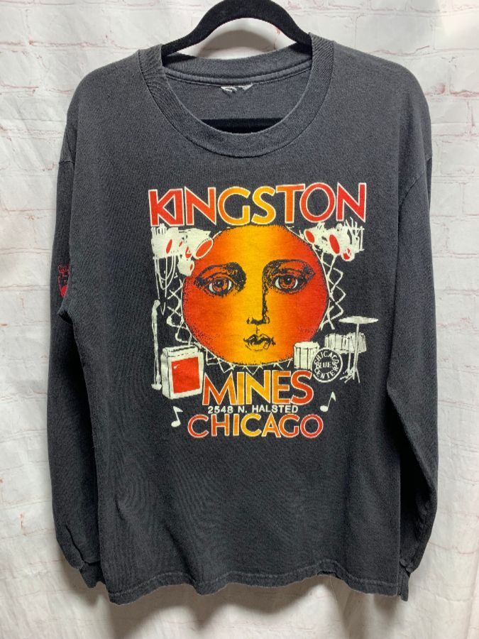 Kingston Mines Chicago – Chicago Blues Center Long Sleeve Shirt ...