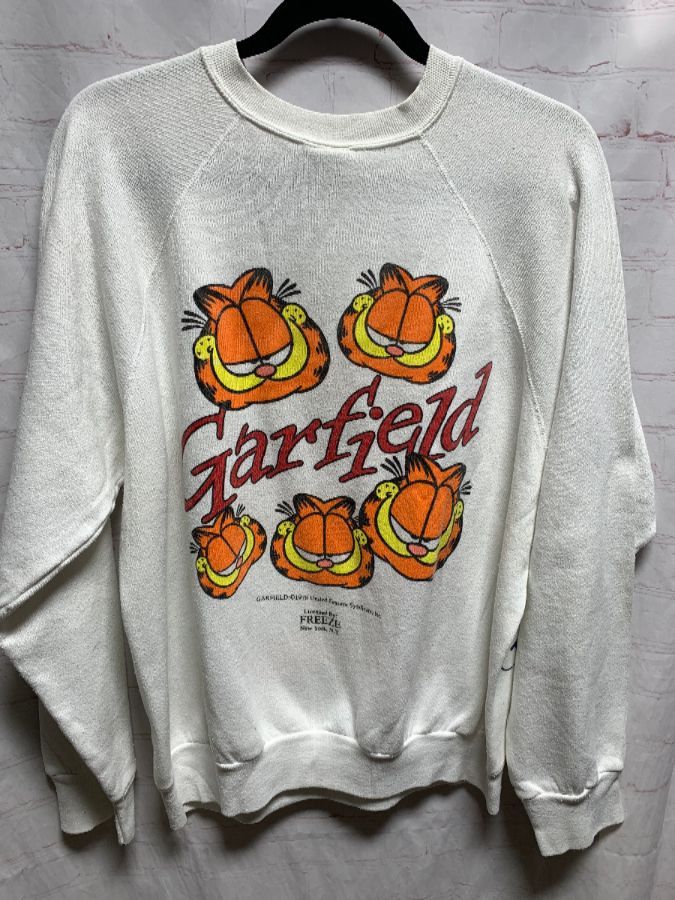Garfield The Cat Pullover Sweatshirt | Boardwalk Vintage