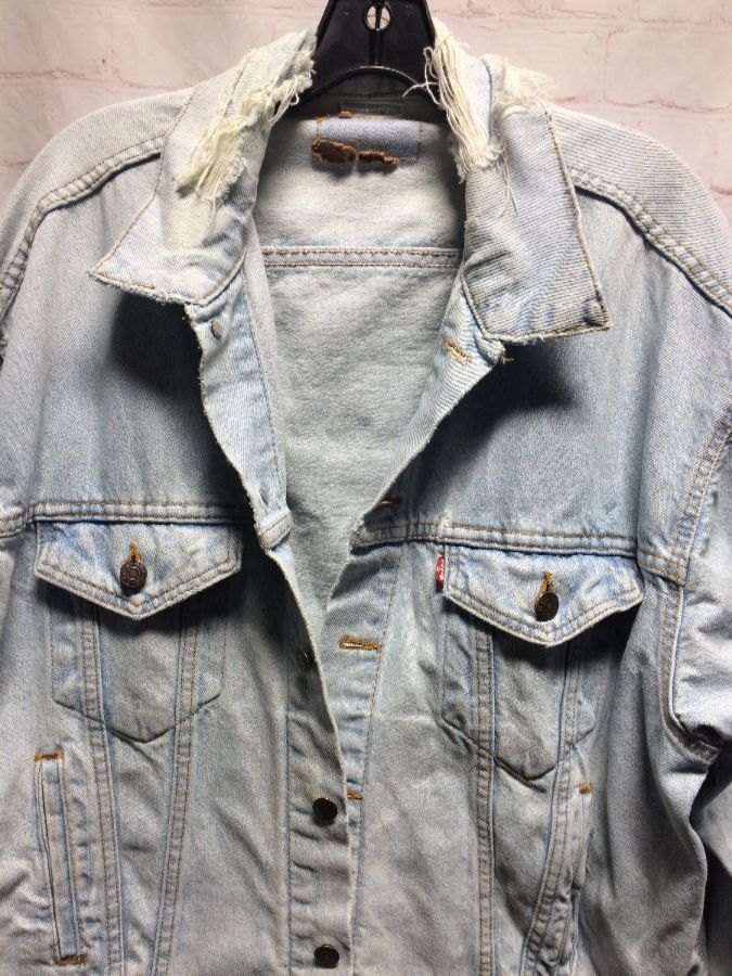 Levis Perfectly Distressed Denim Jacket | Boardwalk Vintage