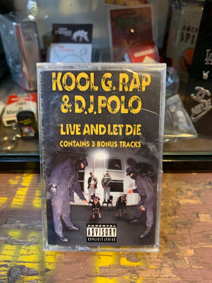 Vintage Cassette Tape – Kool G. Rap & D.j. Polo – Live & Let Die