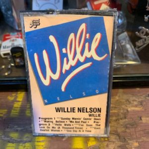 Photo detail:VINTAGE CASSETTE TAPE - WILLIE NELSON - WILLIE