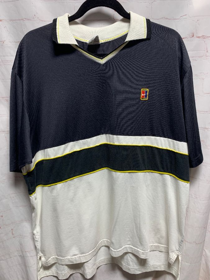 Style Golf Shirt W/ Color-block Design | Boardwalk Vintage