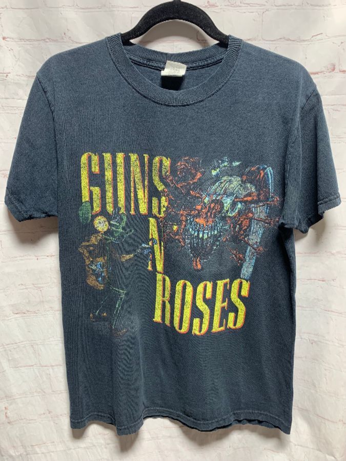Guns N Roses Distressed T Shirt Tour Tee Super Faded Graphic ...