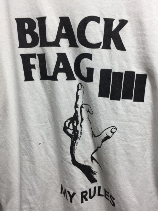 Black Flag My Rules T-shirt â As Is | Boardwalk Vintage