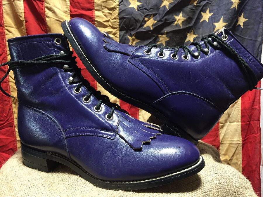 justin roper lace up work boots