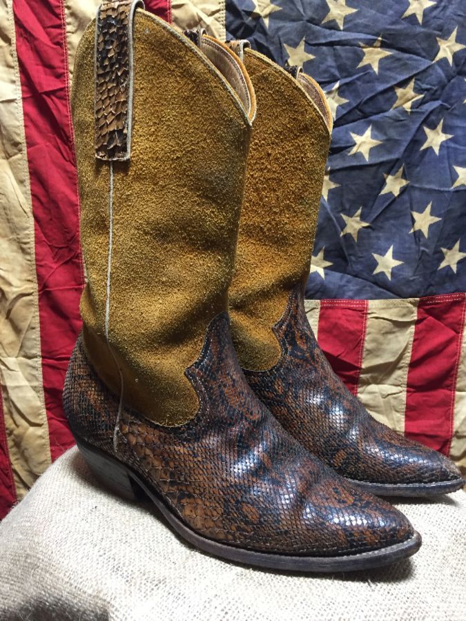 real snakeskin cowboy boots