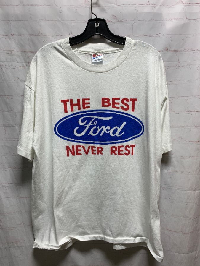 T-shirt W/ Ford Logo & The Best Never Rests